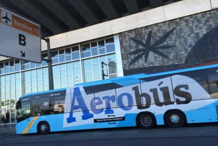 Aerobus, Aerobús, Autobus z lotniska w Barcelonie